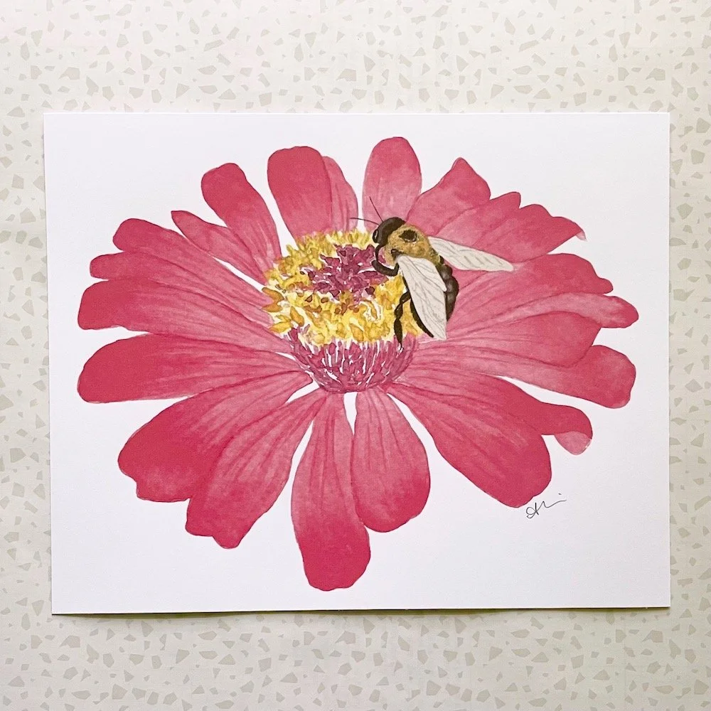 絵画 花 フラワー （8） F6サイズ バラの水彩画描きおこしオーダー - F6 size rose